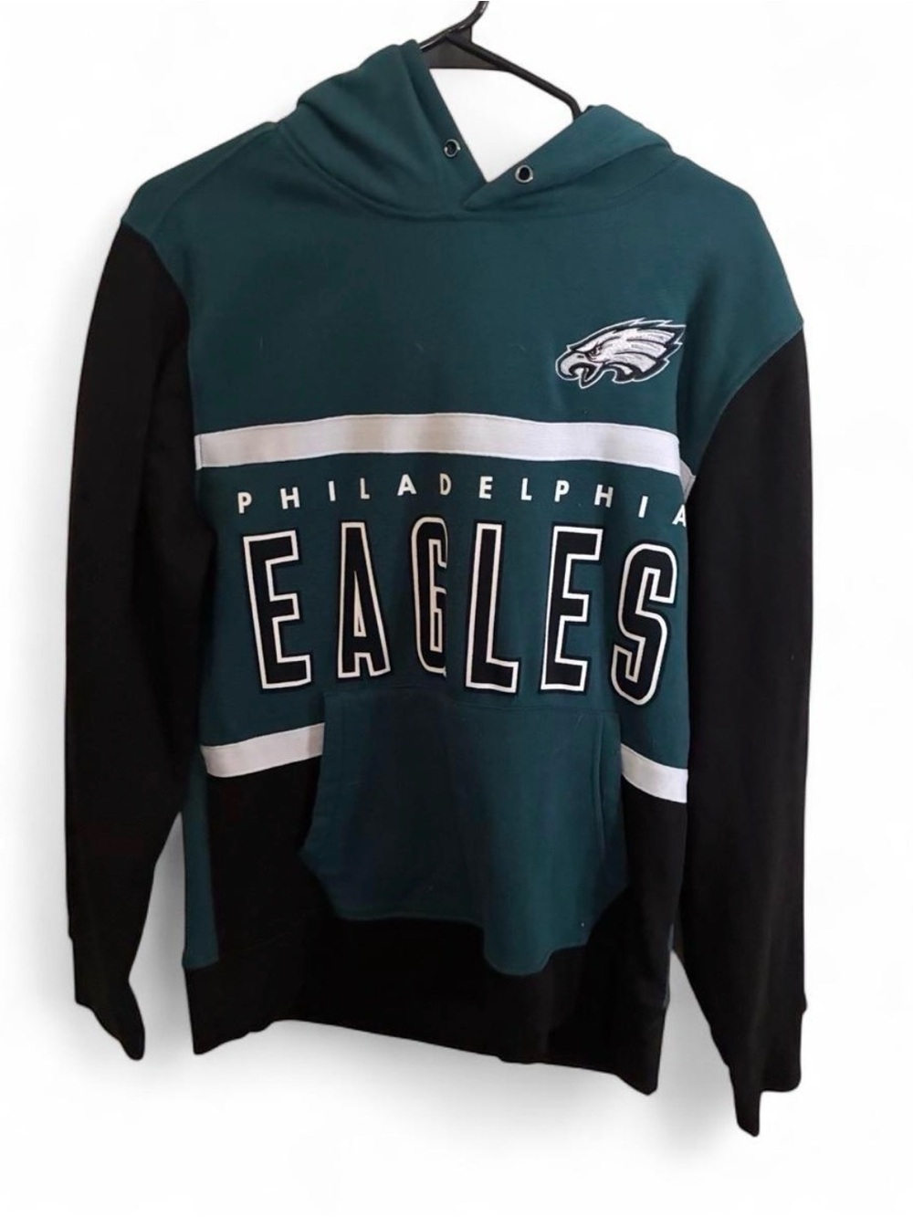 Philadelphia Eagles Men's Green Pullover Hoodie Size Small